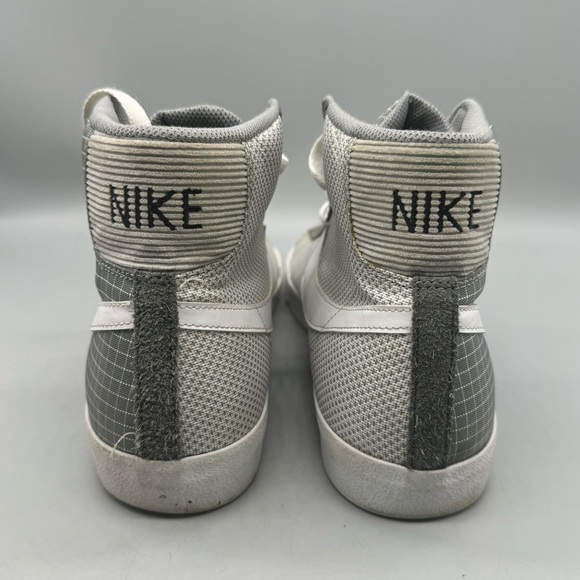 Nike Blazer Mid 77 Patch Smoke Gray White Running Shoes Mens Size 13 - Picture 4 of 7